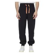 Lanvin Svarta Curb Lace Joggers Black, Herr