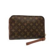 Louis Vuitton Vintage Pre-owned Canvas kuvertvskor Brown, Dam