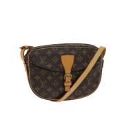 Louis Vuitton Vintage Pre-owned Canvas axelremsvskor Brown, Dam