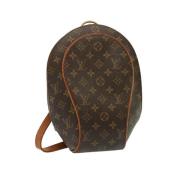 Louis Vuitton Vintage Pre-owned Canvas axelremsvskor Brown, Dam