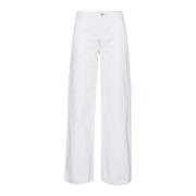 Liu Jo Arbetsficka Flare Jeans White, Dam