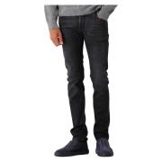 Jacob Cohën Svart Slim Fit Stretch Jeans Black, Herr