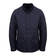 Barbour Diamantquiltad nylonjacka Fw23 Blue, Herr