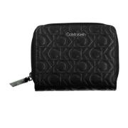 Calvin Klein Damplånbok Svart Rfid Dragkedja Black, Dam