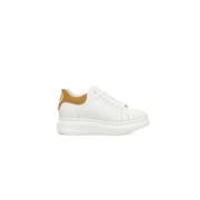 Cerruti 1881 Plattform Läder Sneakers för Kvinnor White, Dam