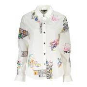 Desigual Vit damblus långärmad White, Dam