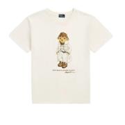 Ralph Lauren Crmy BR T-Shirt Beige, Dam