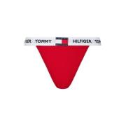 Tommy Hilfiger Röd Logo Midja Briefs Red, Dam