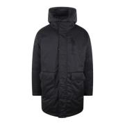 Closed Vadderad Nylon Huva Kappa Jacka Black, Herr