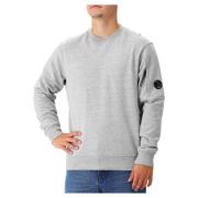 C.p. Company Grå Lens Sweatshirt Vinterstil Gray, Herr