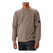 C.p. Company Valnöt Lens Sweatshirt Klassisk Stil Brown, Herr