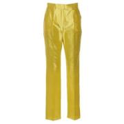 Max Mara Studio Stiliga byxor för kvinnor Yellow, Dam