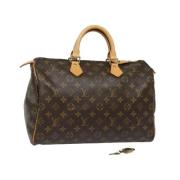 Louis Vuitton Vintage Pre-owned Canvas handvskor Brown, Dam