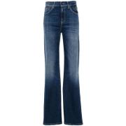 Dondup Klassiska Denim Jeans Blue, Dam