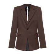 MM6 Maison Margiela Blazer med Cutout Brown, Dam