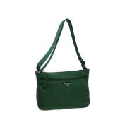 Prada Vintage Pre-owned Nylon prada-vskor Green, Dam