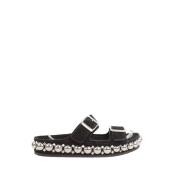 Alaïa Pre-owned Pre-owned Mocka sandaler Black, Dam