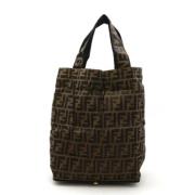 Fendi Vintage Pre-owned Canvas fendi-vskor Brown, Dam