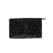 Fendi Vintage Pre-owned Canvas fendi-vskor Black, Dam