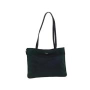 Prada Vintage Pre-owned Nylon prada-vskor Green, Dam