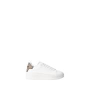 Gaëlle Paris Brun Mocka Sneakers med Guld Detaljer Brown, Dam