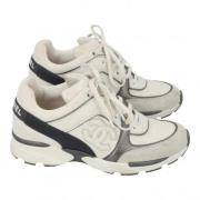 Chanel Vintage Pre-owned Mocka sneakers White, Dam