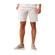 Valenza Sportiga Interlock Shorts i Pärlgrå White, Herr