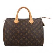 Louis Vuitton Vintage Pre-owned Canvas handvskor Yellow, Dam