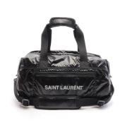 Yves Saint Laurent Vintage Pre-owned Nylon handvskor Black, Dam