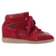 Isabel Marant Pre-owned Pre-owned Mocka sneakers Red, Dam