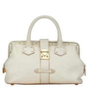 Louis Vuitton Vintage Pre-owned Laeder handvskor White, Dam