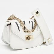 Valentino Vintage Pre-owned Laeder axelremsvskor White, Dam