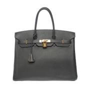 Hermès Vintage Pre-owned Laeder handvskor Gray, Dam