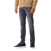 Tramarossa Grå Slim Fit Jeans med Stretch Gray, Herr