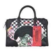 Sprayground Miami Flowers Mini Triangle Duffle Väska Multicolor, Dam