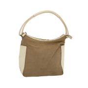 Gucci Vintage Pre-owned Canvas gucci-vskor Beige, Dam