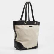 Gucci Vintage Pre-owned Canvas totevskor Beige, Dam