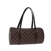 Louis Vuitton Vintage Pre-owned Canvas handvskor Brown, Dam