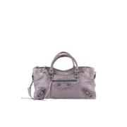 Balenciaga Vintage Pre-owned Laeder balenciaga-vskor Gray, Dam