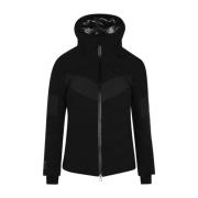 Emporio Armani EA7 Svart Race Ski Down Jacket Black, Dam