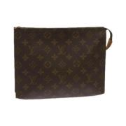 Louis Vuitton Vintage Pre-owned Canvas louis-vuitton-vskor Brown, Dam