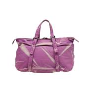 Bottega Veneta Vintage Pre-owned Laeder handvskor Purple, Dam