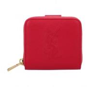 Yves Saint Laurent Vintage Pre-owned Laeder plnbcker Red, Dam