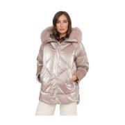 People of Shibuya Ultralight Quilted Jacket med Pearl Finish Pink, Dam