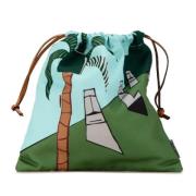 Loewe Pre-owned Pre-owned Canvas kuvertvskor Green, Dam