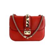 Valentino Vintage Pre-owned Laeder axelremsvskor Red, Dam