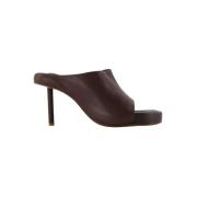 Jacquemus Laeder mules Brown, Dam