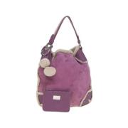 Bally Pre-owned Pre-owned Laeder axelremsvskor Purple, Dam