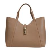 Furla XL Hobo Väska Höst/Vinter Kollektion Beige, Dam