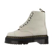 Dr. Martens Stiliga Snörstövlar Sinclair Modell Green, Dam